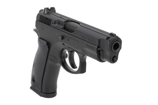 CZ75 Compact 9mm pistol features a black finish
